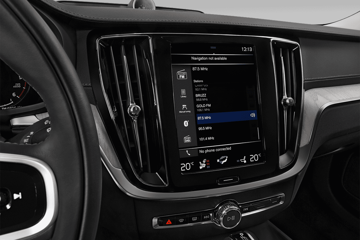 Audiosystem eines Volvo V60 Recharge