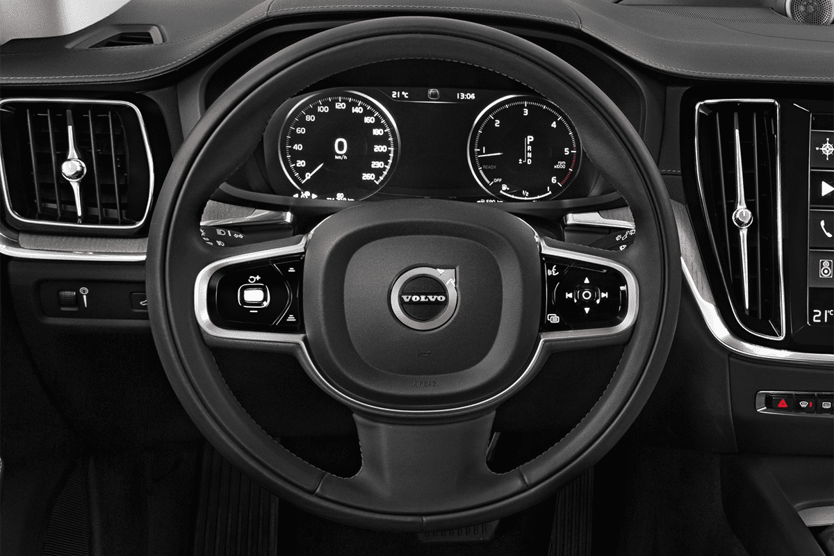 Lenkrad eines Volvo V60 Recharge