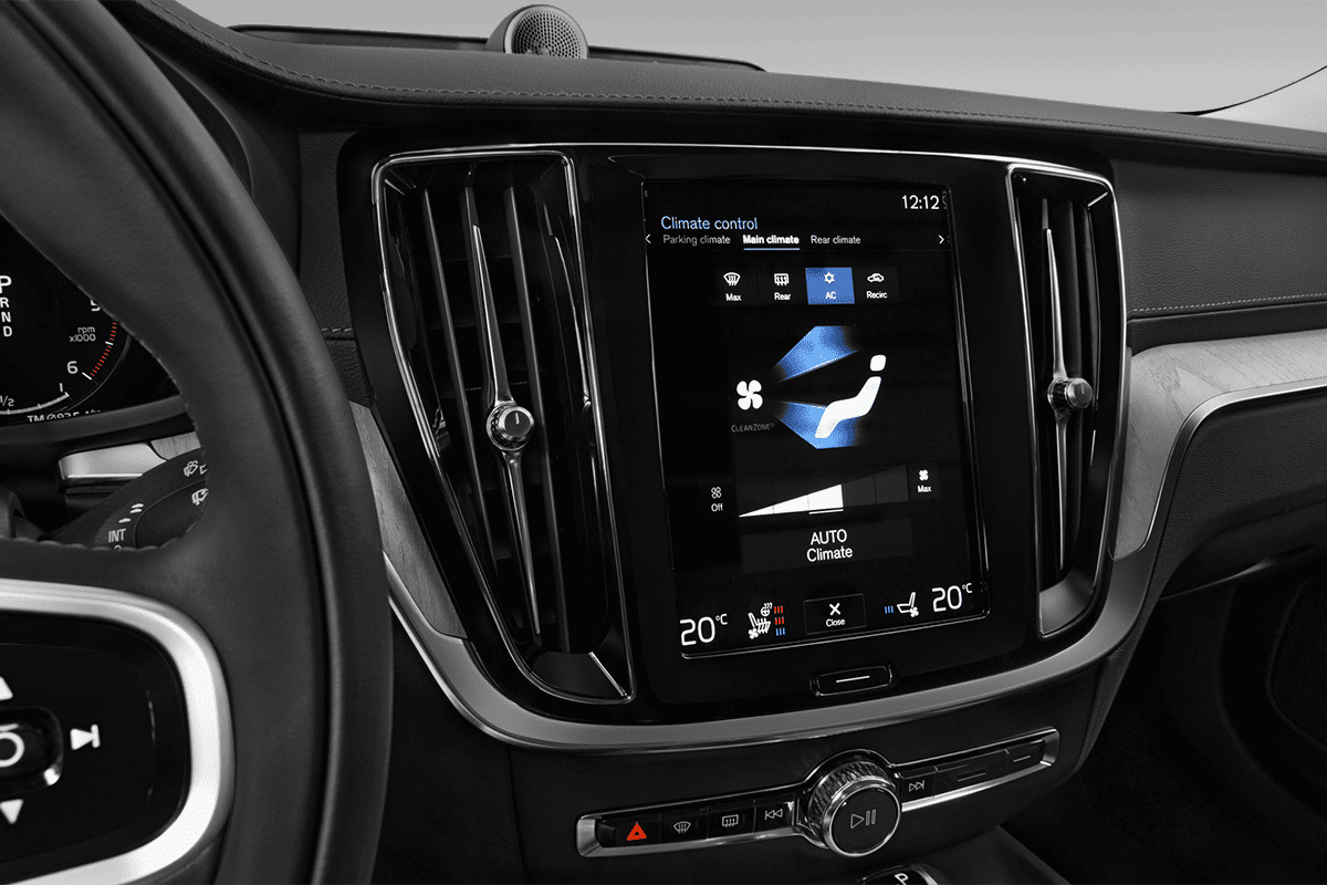 Klimasteuerung eines Volvo V60 Recharge