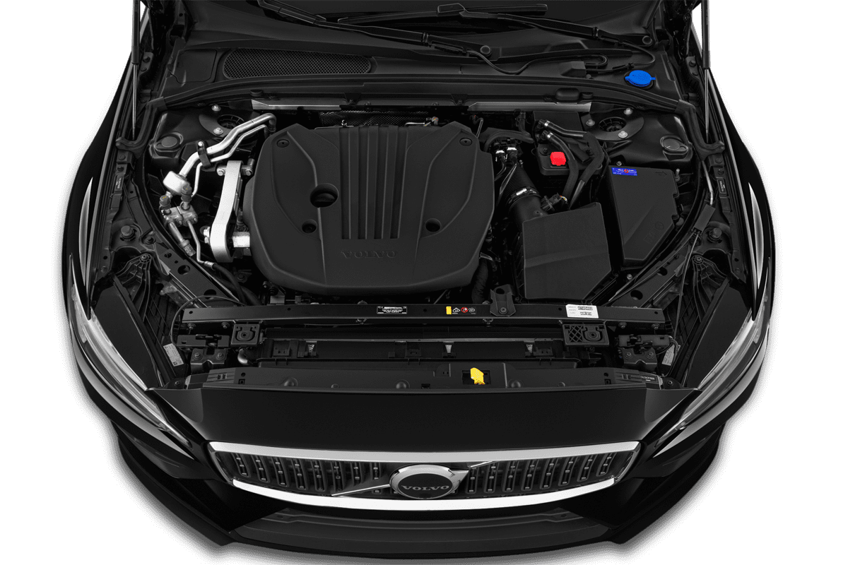 Motorraum eines Volvo V60