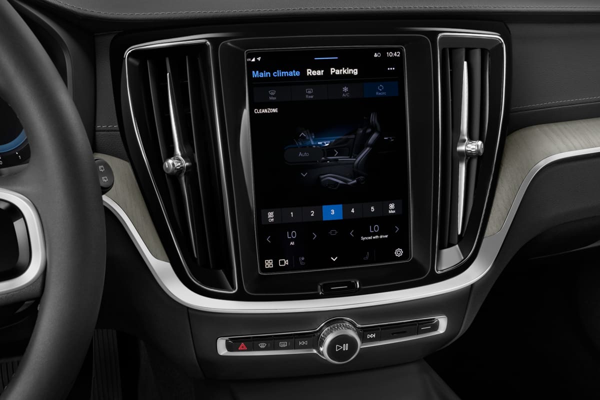 Klimasteuerung eines Volvo V60