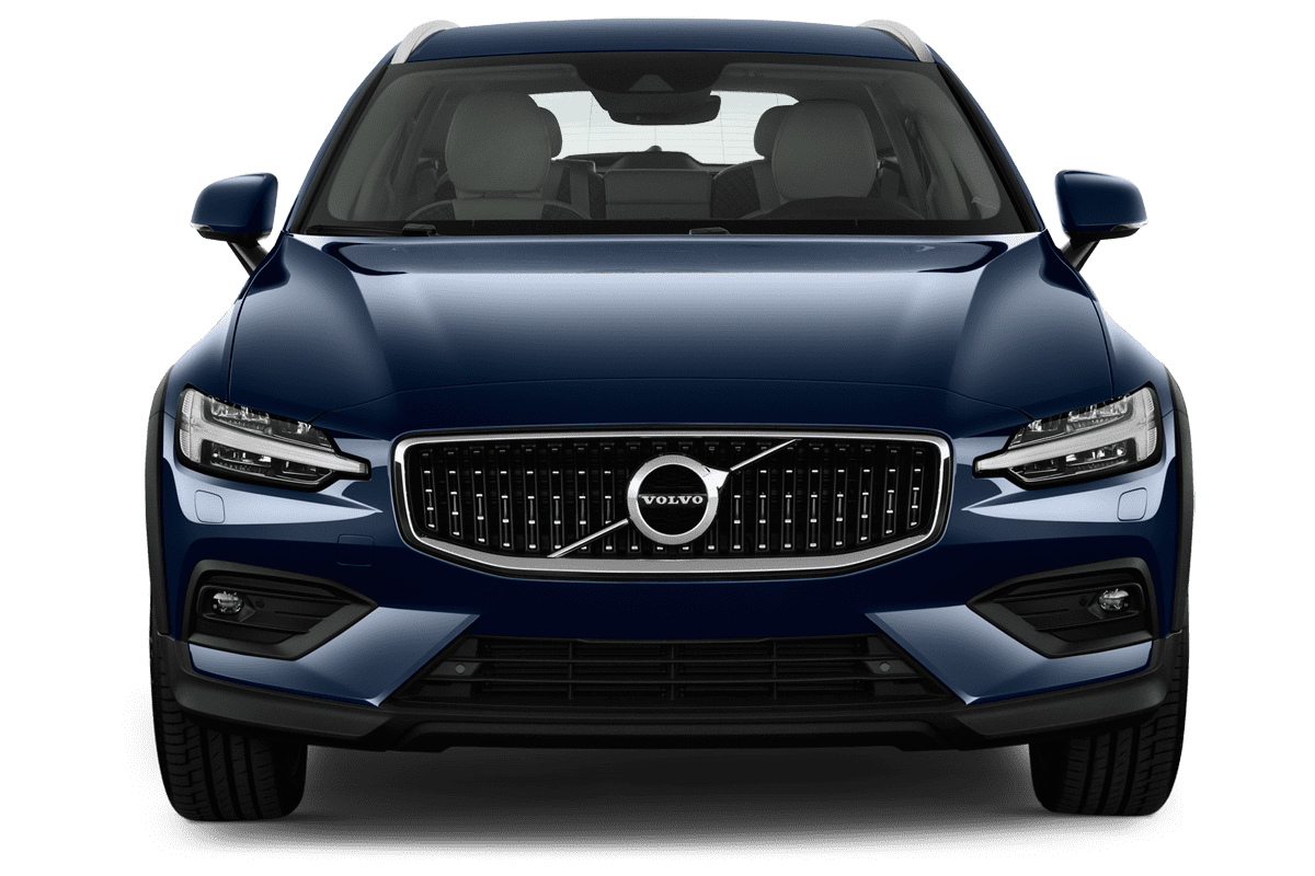 Frontansicht eines Volvo V60 Cross Country, freigestellt