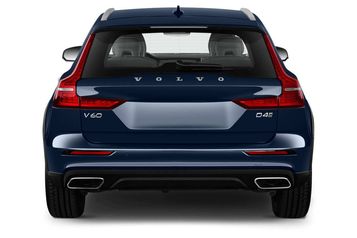 Heckansicht eines Volvo V60 Cross Country