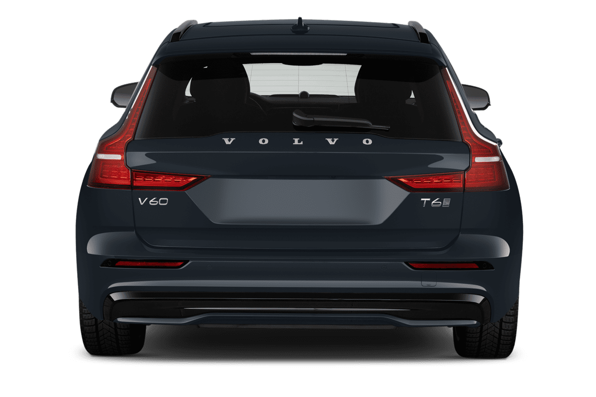 Heckansicht eines Volvo V60 Plug-in-Hybrid