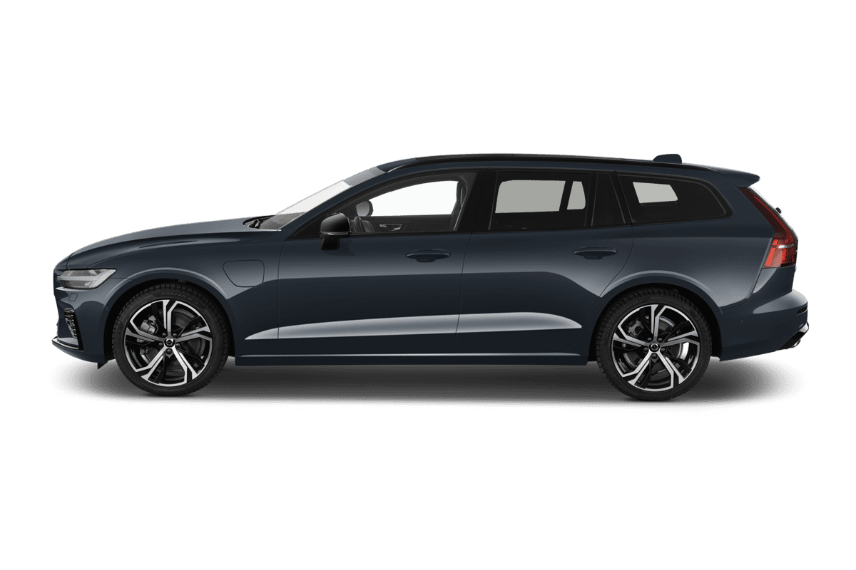 Seitenansicht eines Volvo V60 Plug-in-Hybrid
