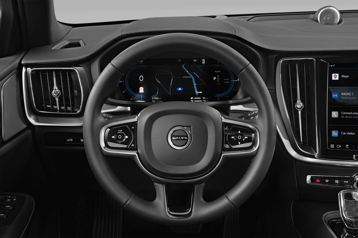 Lenkrad eines Volvo V60 Plug-in-Hybrid