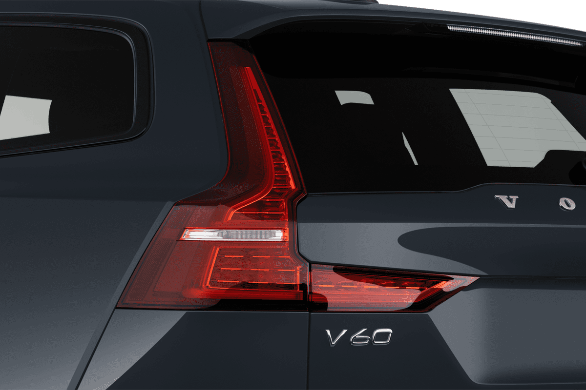 Heckleuchten eines Volvo V60 Plug-in-Hybrid (KI-generiert)