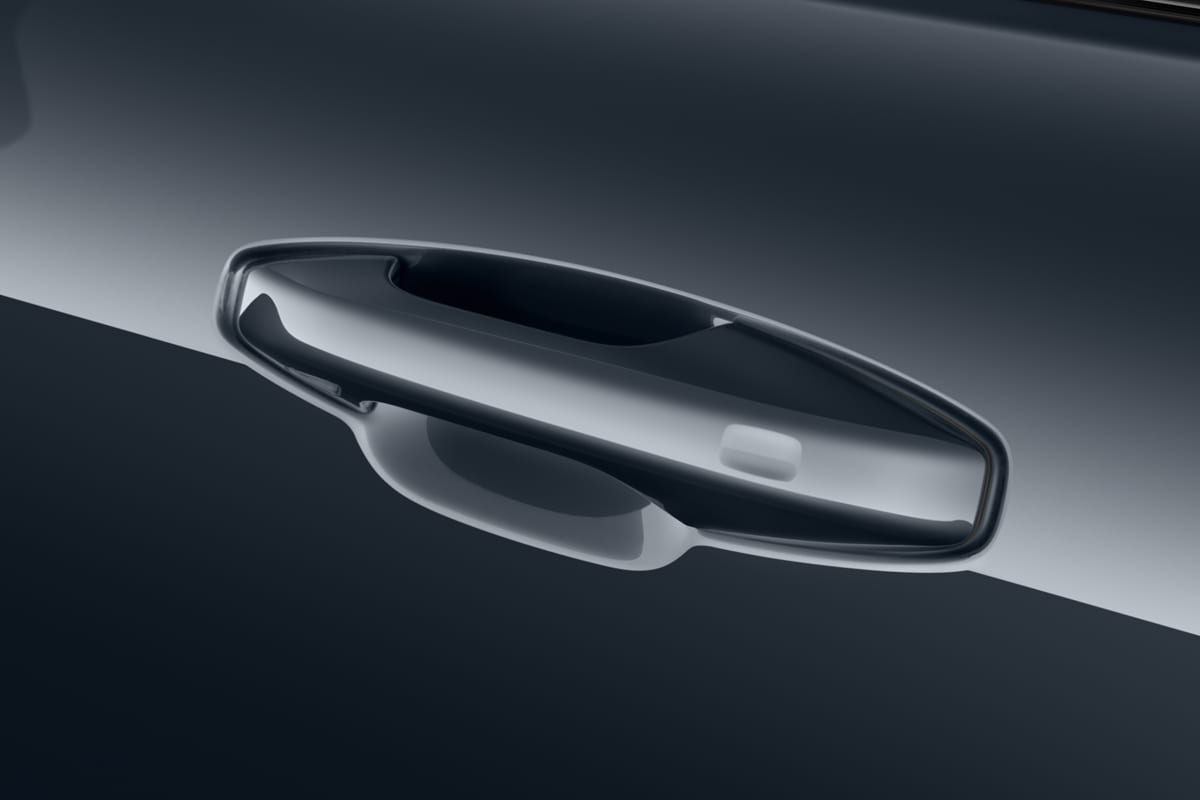 Türgriff eines Volvo V60 Plug-in-Hybrid Plus Business Edition