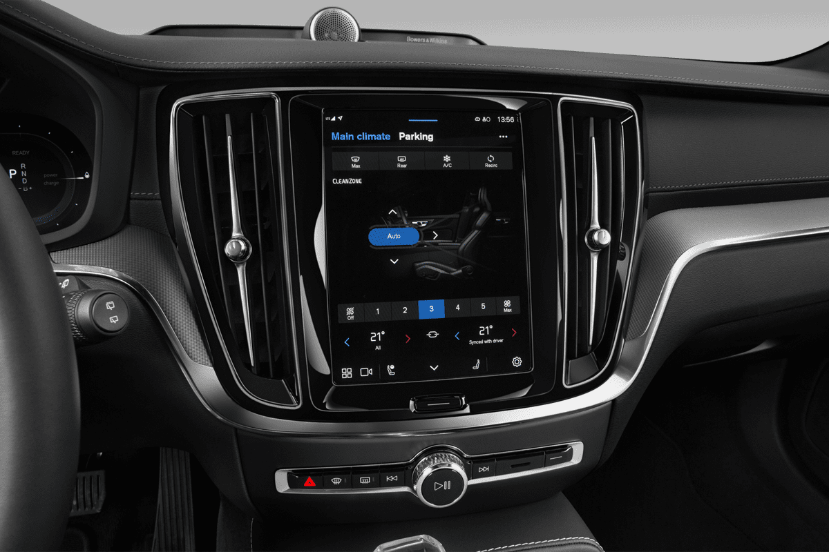Klimasteuerung eines Volvo V60 Plug-in-Hybrid Plus Business Edition