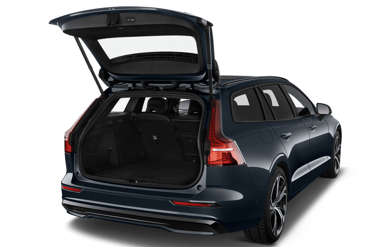 Kofferraum eines Volvo V60 Plug-in-Hybrid Plus Business Edition