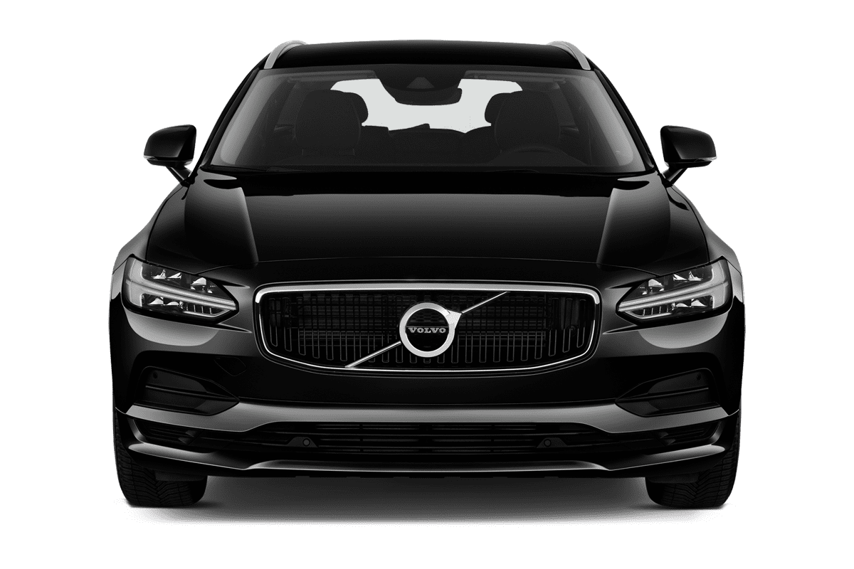 Frontansicht eines Volvo V90, freigestellt