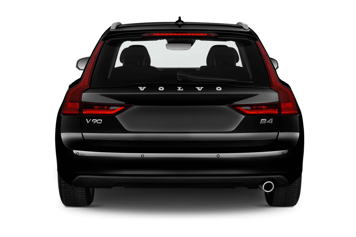 Heckansicht eines Volvo V90