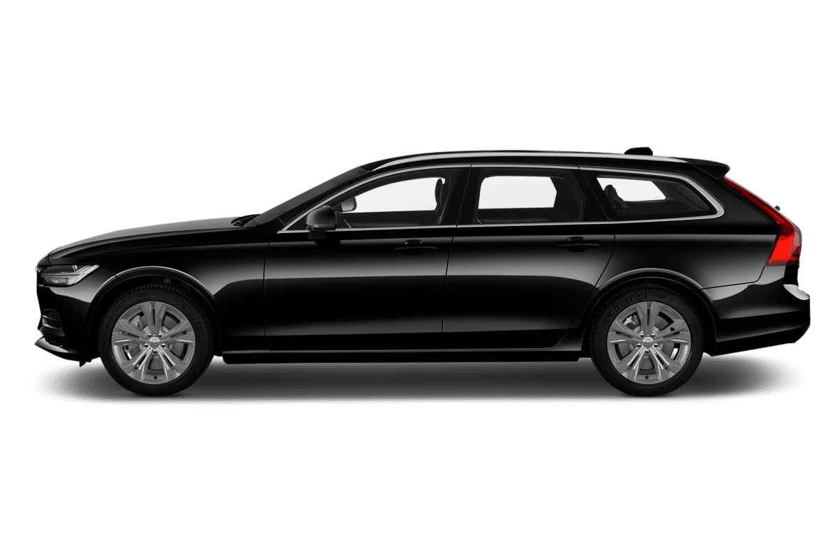 Seitenansicht eines Volvo V90