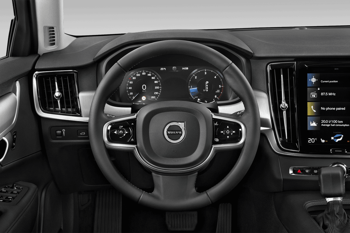 Lenkrad eines Volvo V90