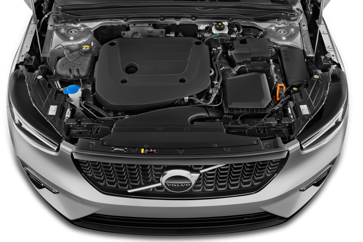 Motorraum eines Volvo XC40