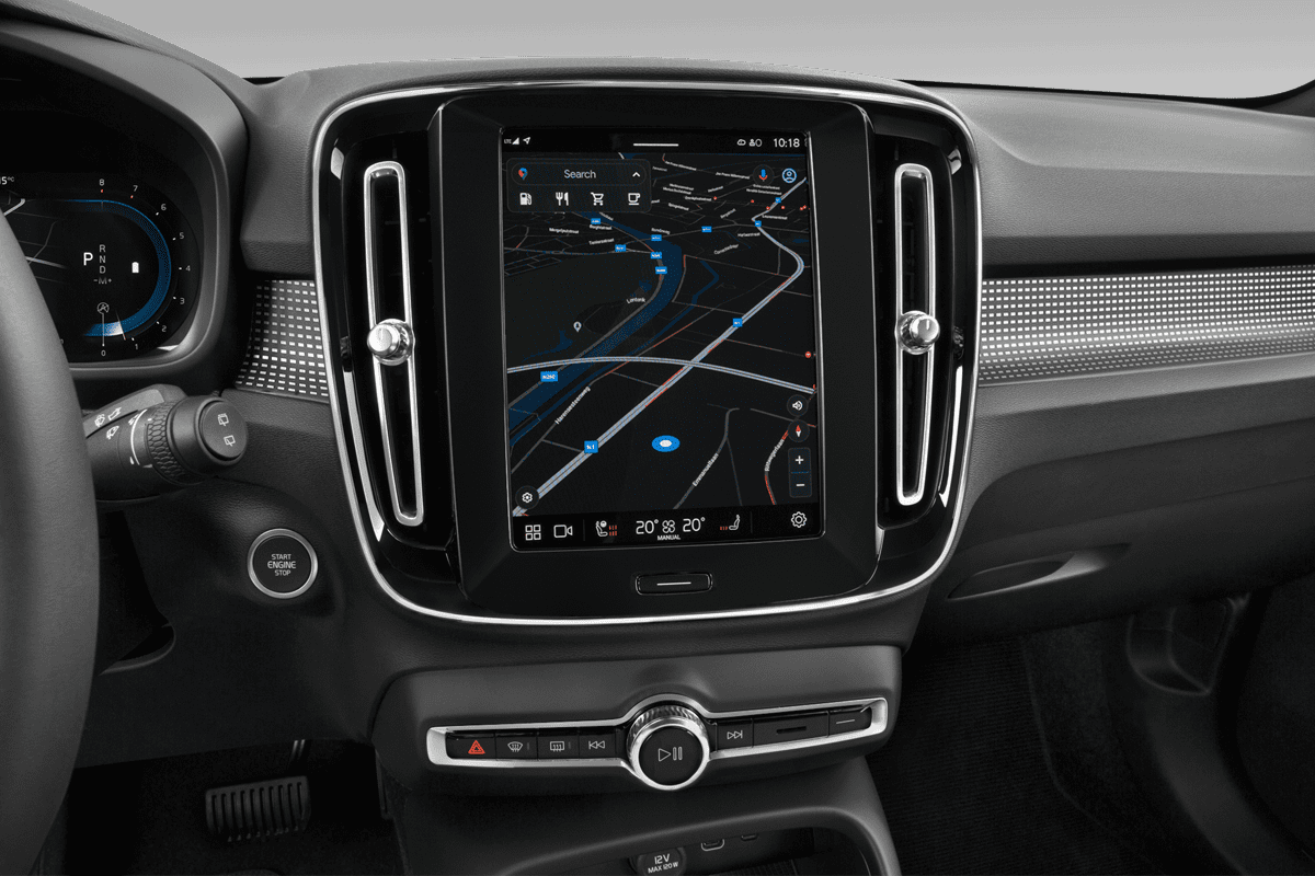 Mittelkonsole eines Volvo XC40