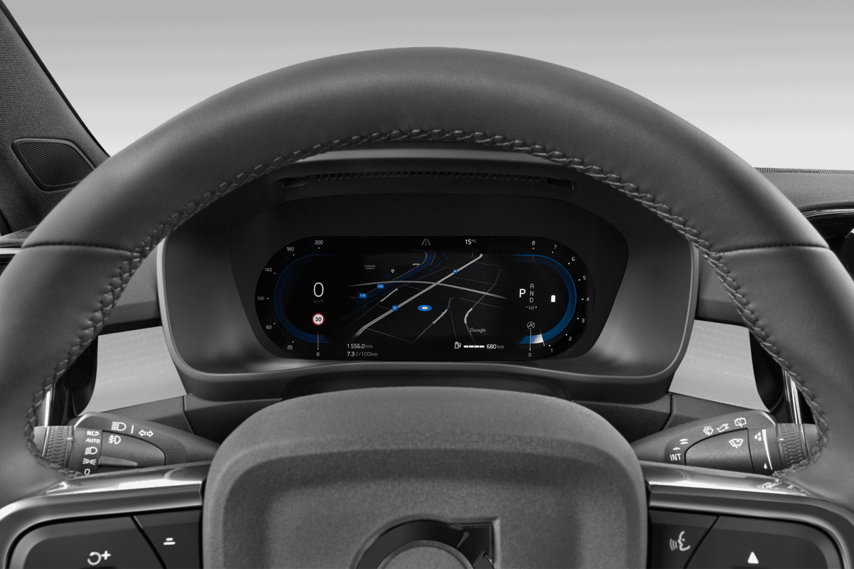 Kombiinstrument eines Volvo XC40 (KI-generiert)