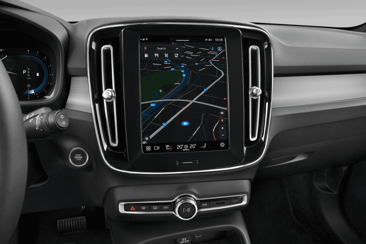 Mittelkonsole eines Volvo XC40 (KI-generiert)