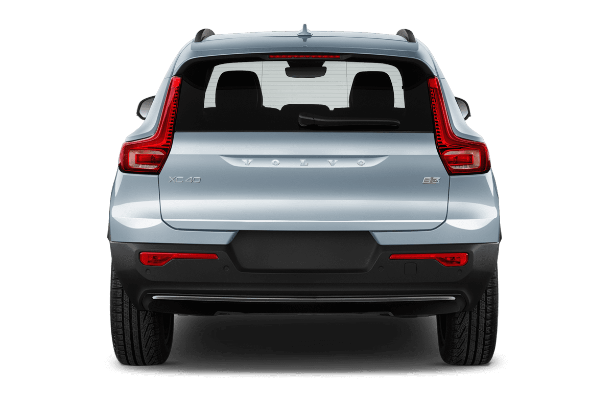 Heckansicht eines Volvo XC40 (KI-generiert)
