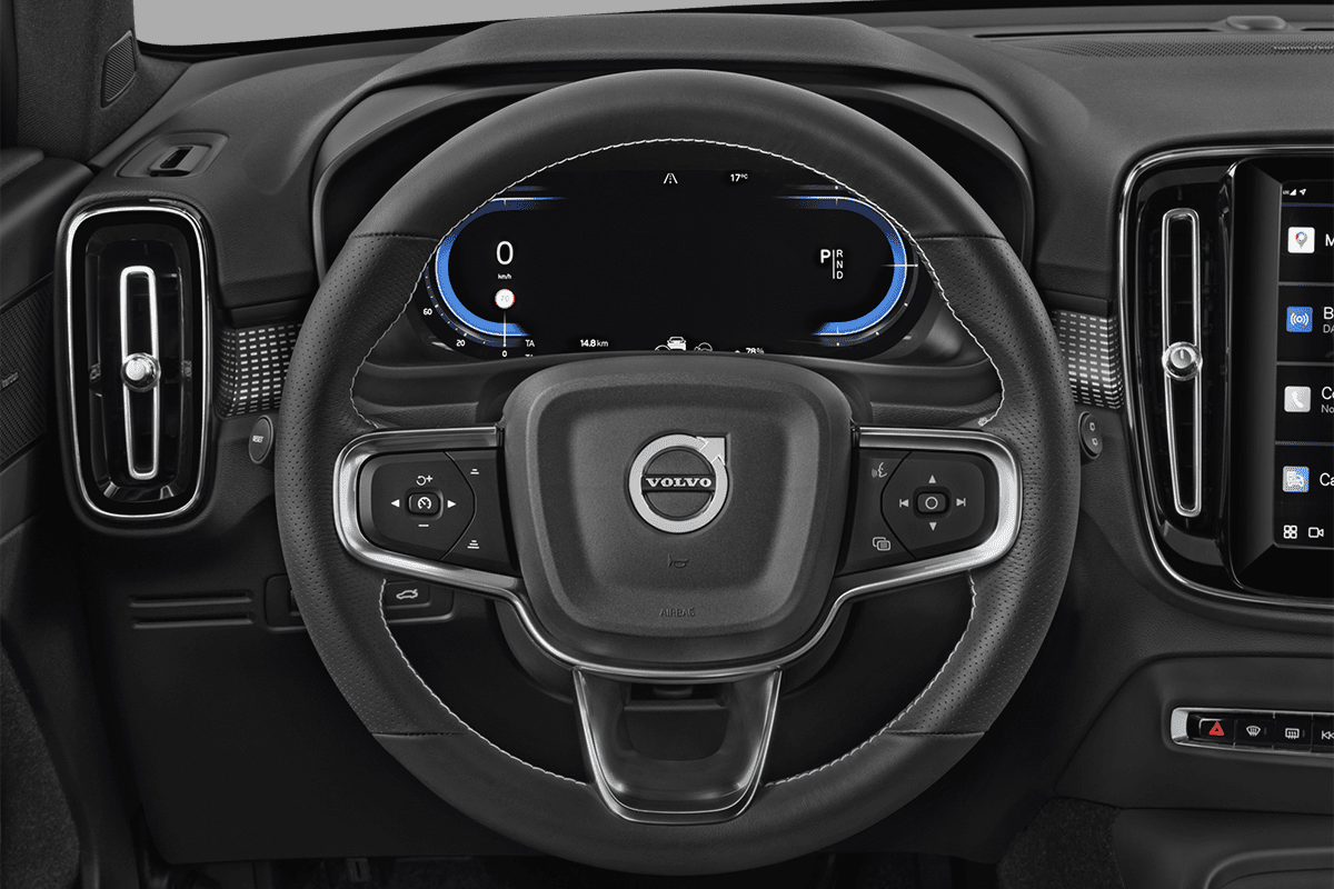 Lenkrad eines Volvo XC40 Recharge