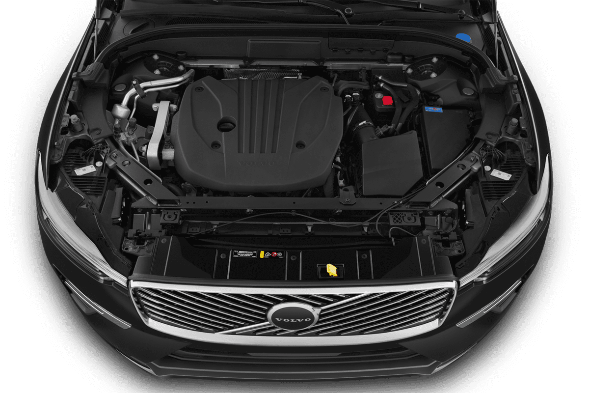 Motorraum eines Volvo XC60