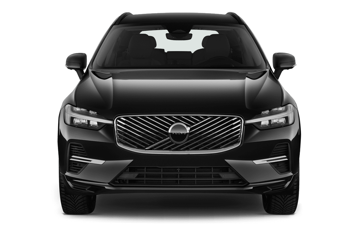 Frontansicht eines Volvo XC60, freigestellt
