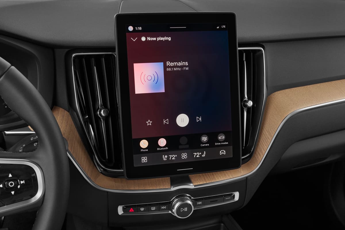 Audiosystem eines Volvo XC60 Plug-in Hybrid 