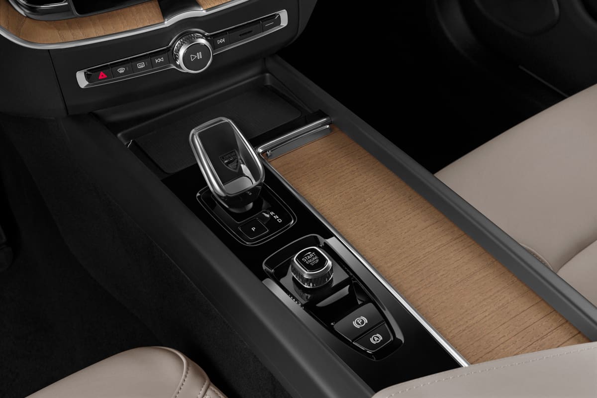 Schaltknüppel eines Volvo XC60 Plug-in Hybrid 