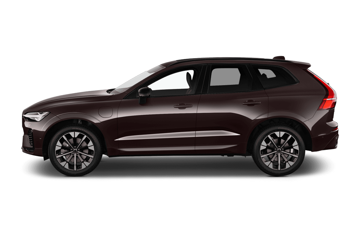 Seitenansicht eines Volvo XC60 Plug-in Hybrid 