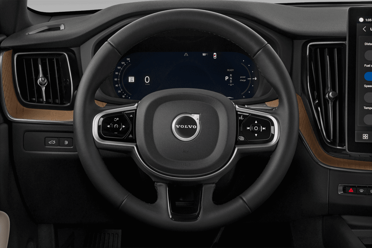 Lenkrad eines Volvo XC60 Plug-in Hybrid 