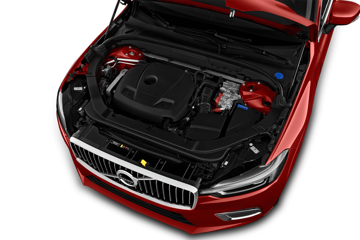 Motorraum eines Volvo XC60 Polestar Engineered