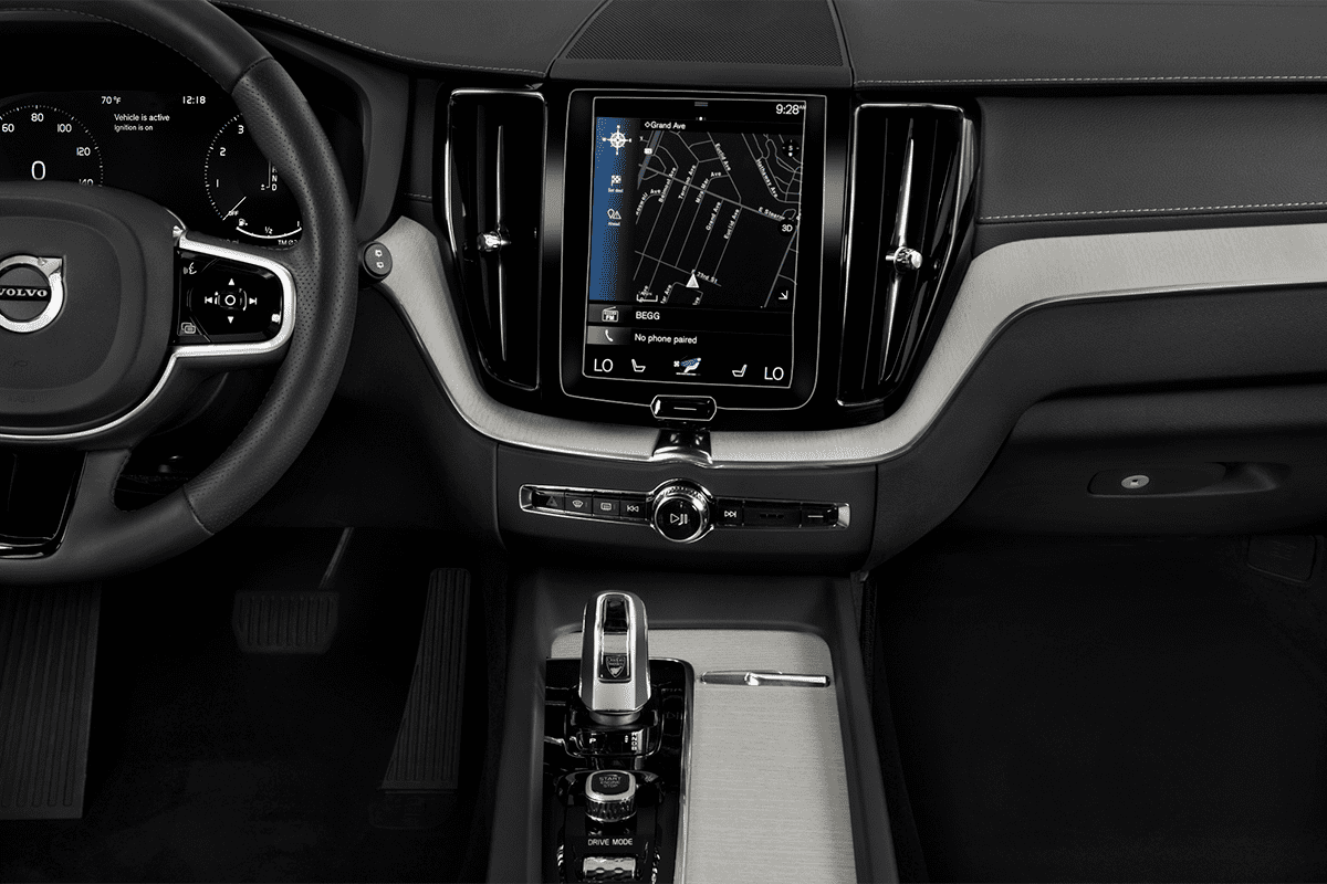 Mittelkonsole eines Volvo XC60 Polestar Engineered