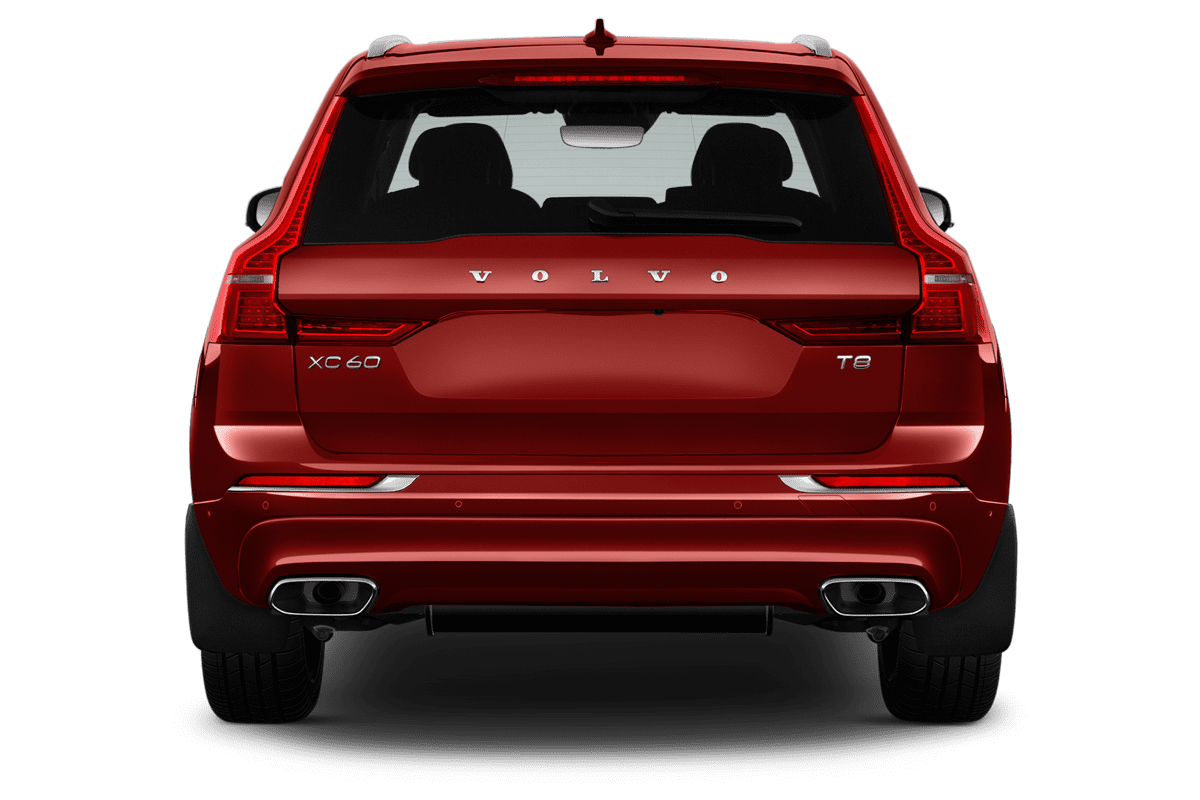 Heckansicht eines Volvo XC60 Polestar Engineered