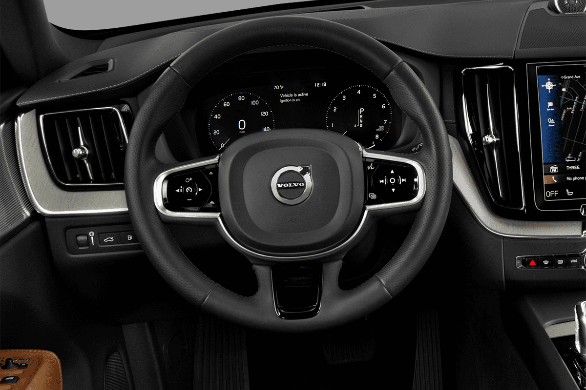 Lenkrad eines Volvo XC60 Polestar Engineered