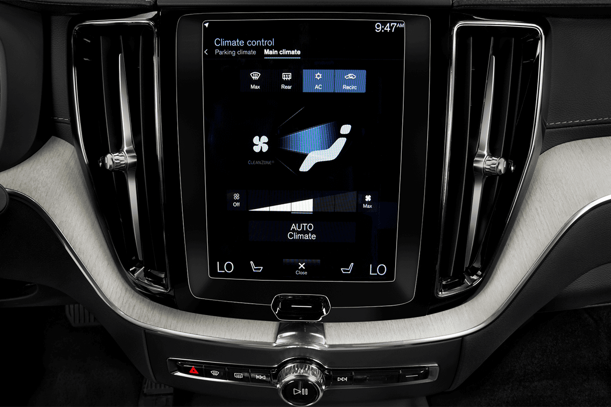 Klimasteuerung eines Volvo XC60 Polestar Engineered