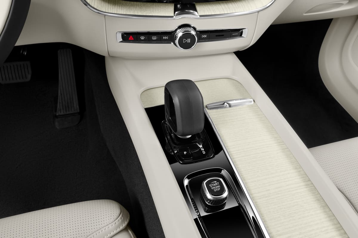 Schaltknüppel eines Volvo XC60 Plug-in Hybrid 