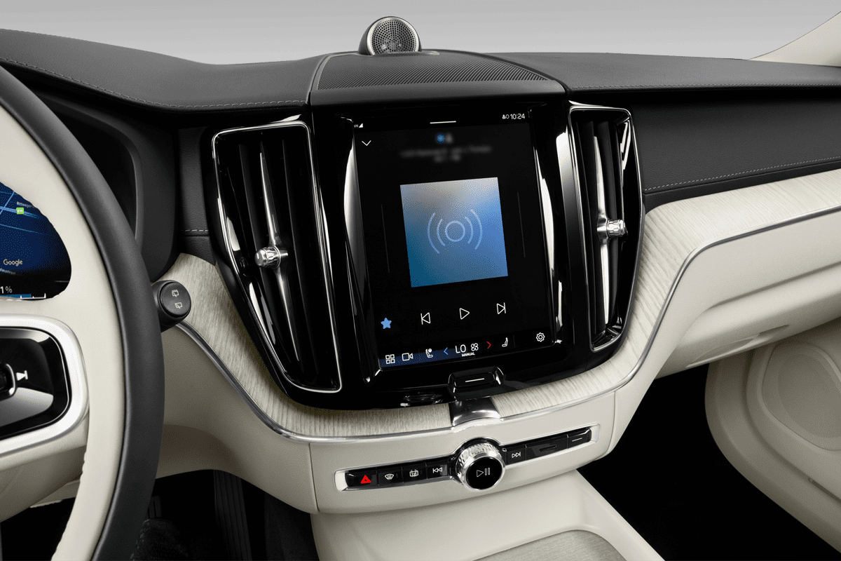 Mittelkonsole eines Volvo XC60 Plug-in Hybrid 