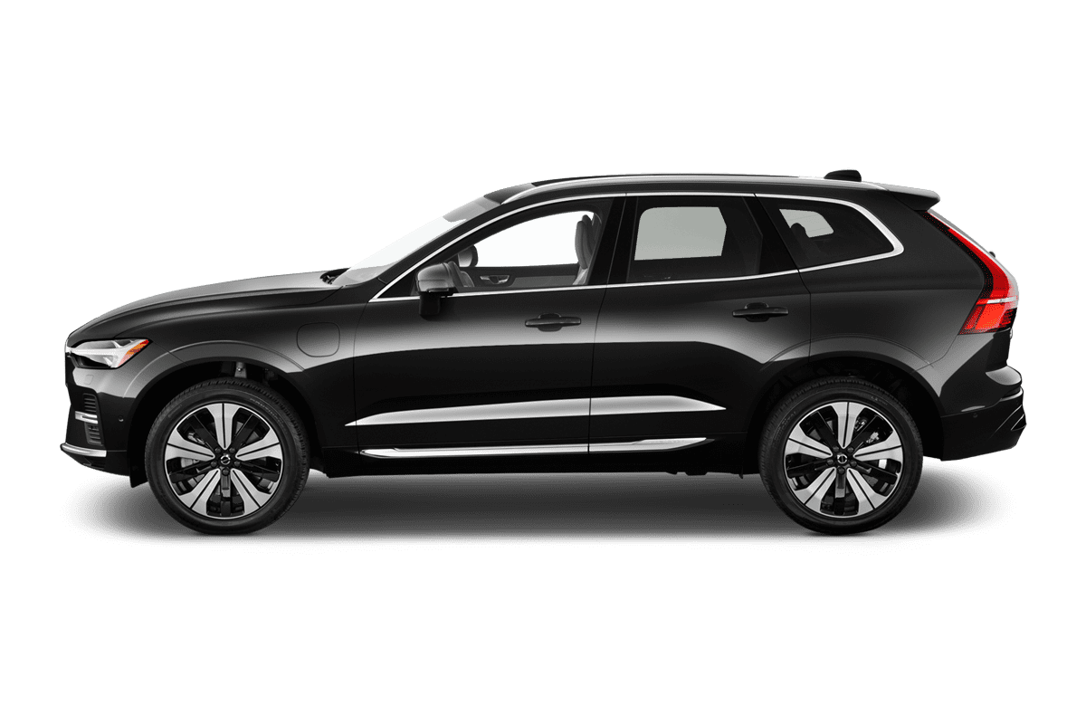 Seitenansicht eines Volvo XC60 Plug-in Hybrid 