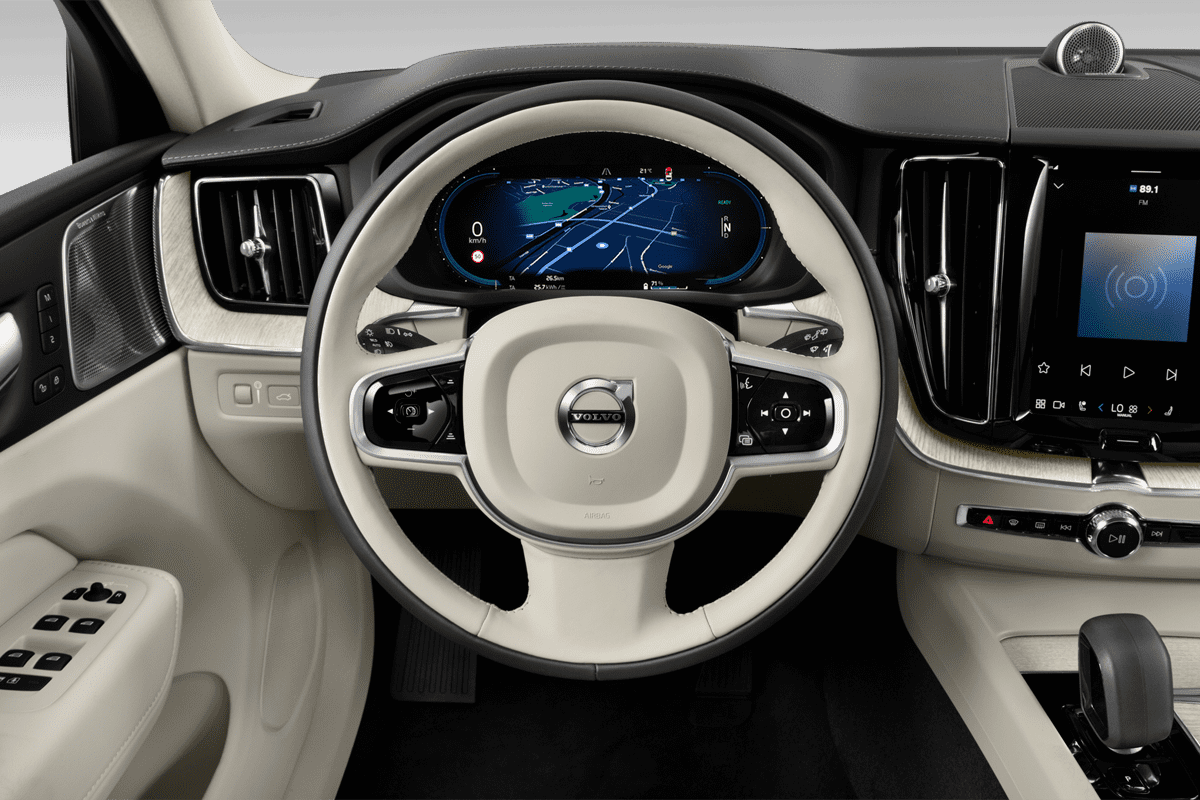 Lenkrad eines Volvo XC60 Plug-in Hybrid 