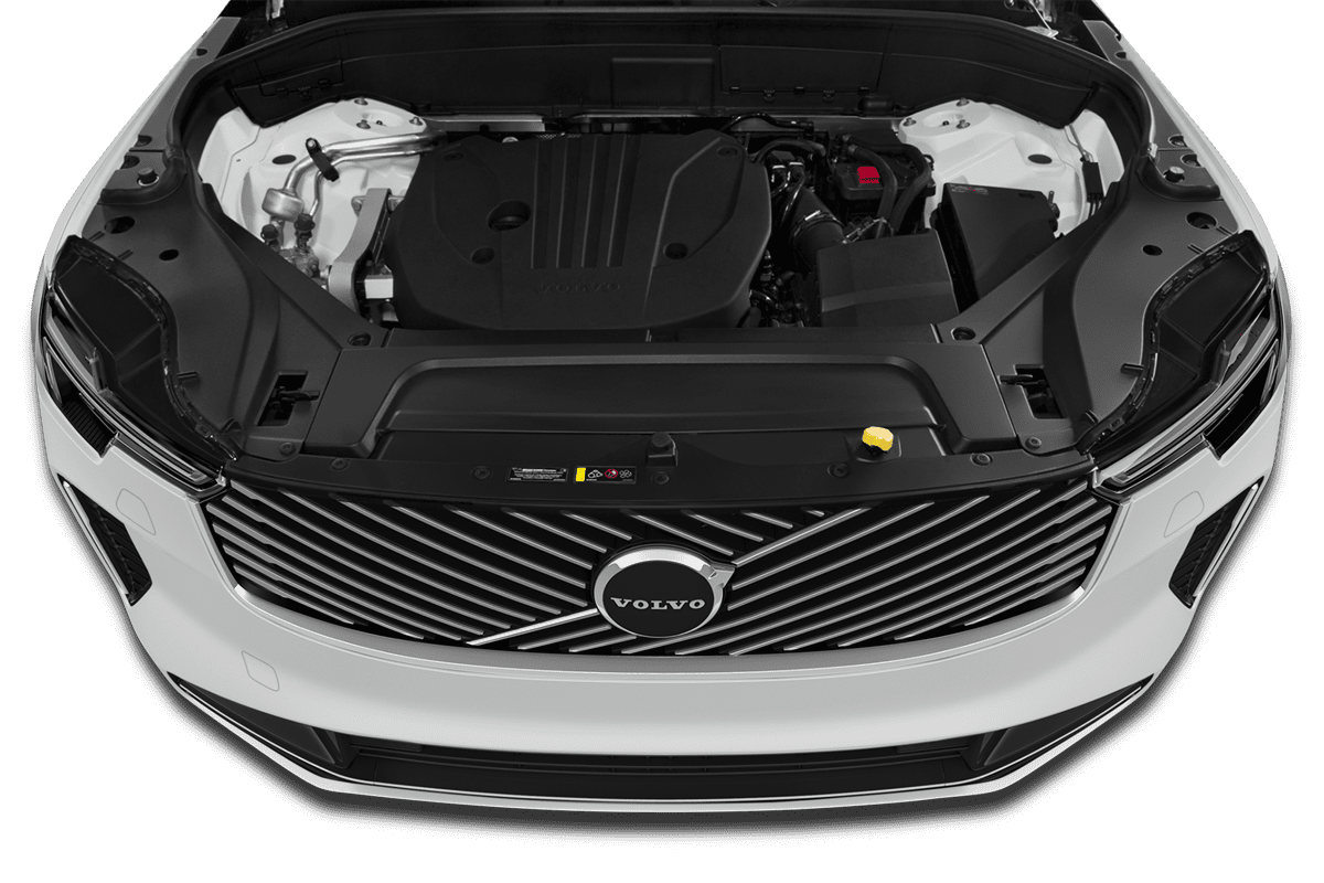 Motorraum eines Volvo XC90