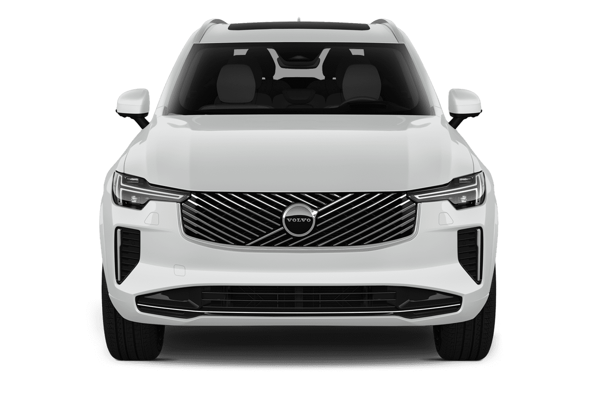 Frontansicht eines Volvo XC90, freigestellt