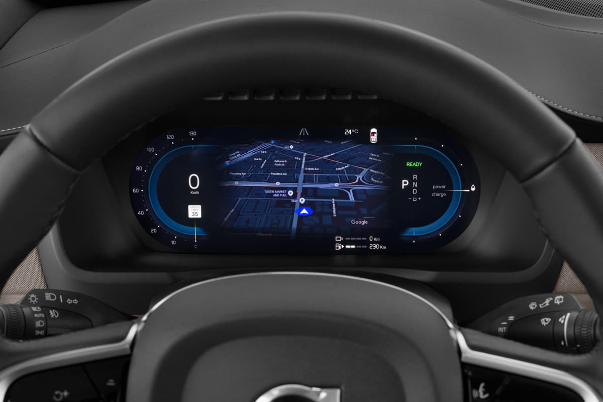 Kombiinstrument eines Volvo XC90