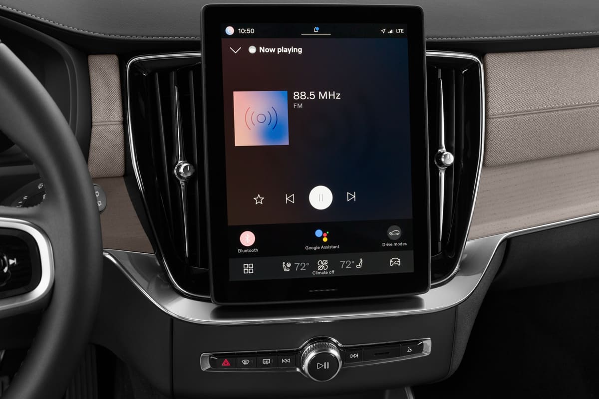 Audiosystem eines Volvo XC90 Plug-in-Hybrid 