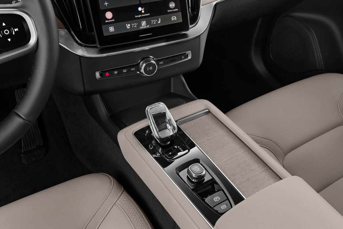 Schaltknüppel eines Volvo XC90 Plug-in-Hybrid 