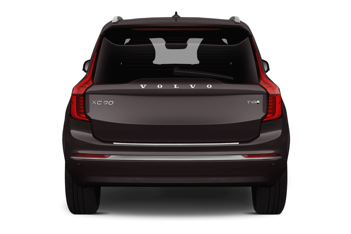 Heckansicht eines Volvo XC90 Plug-in-Hybrid 