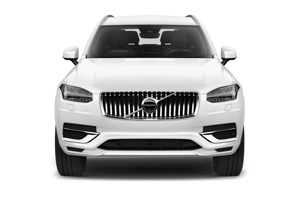 Frontansicht eines Volvo XC90 Plug-in-Hybrid , freigestellt