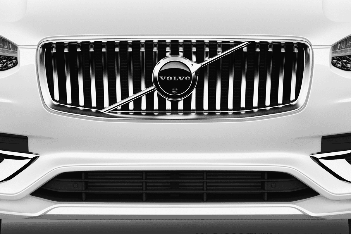 Kühlergrill eines Volvo XC90 Plug-in-Hybrid 
