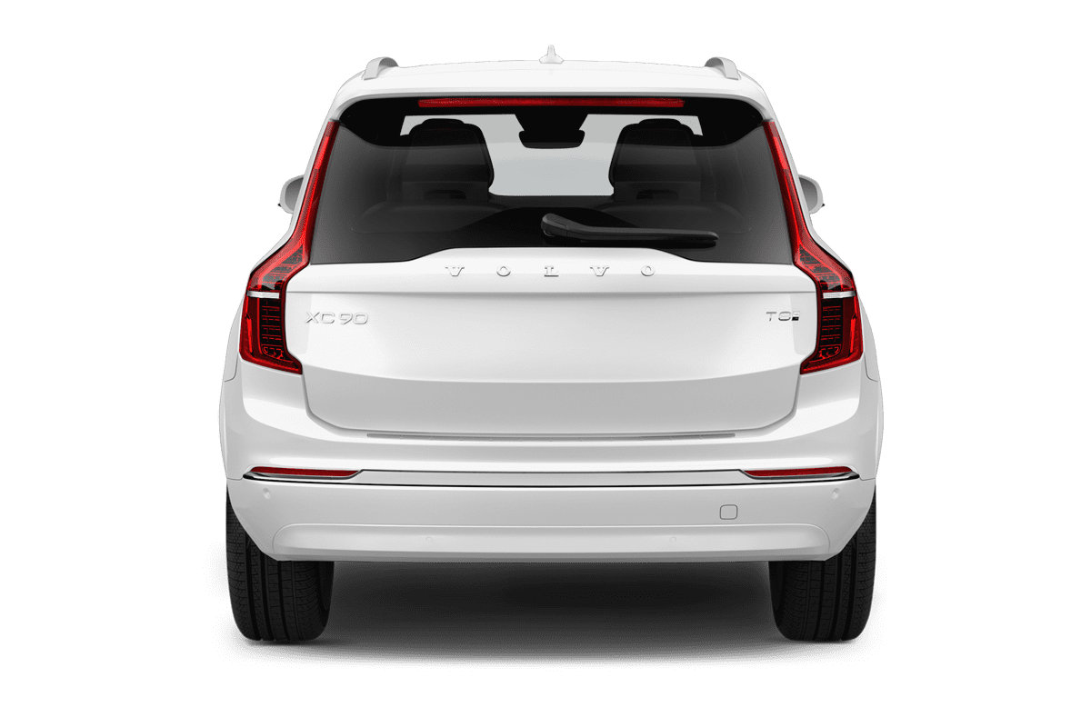 Heckansicht eines Volvo XC90 Plug-in-Hybrid 