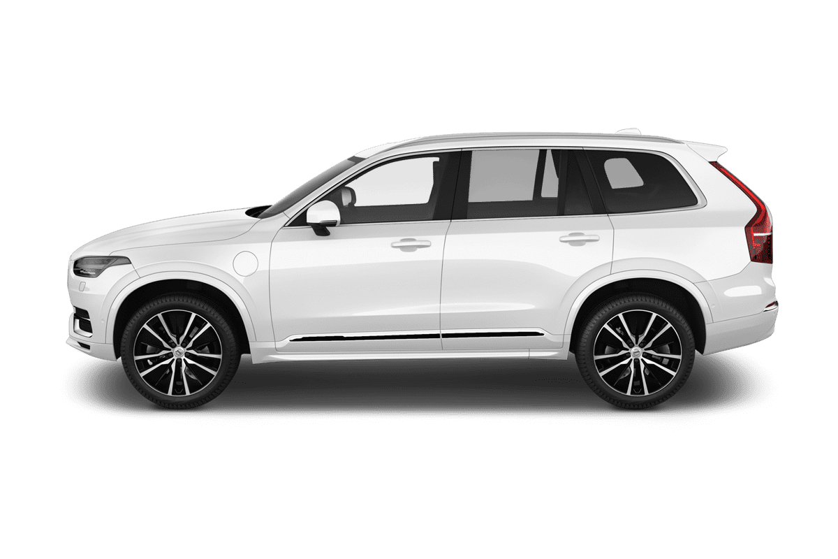 Seitenansicht eines Volvo XC90 Plug-in-Hybrid 
