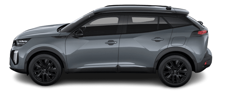 Seitenansicht eines Peugeot 2008